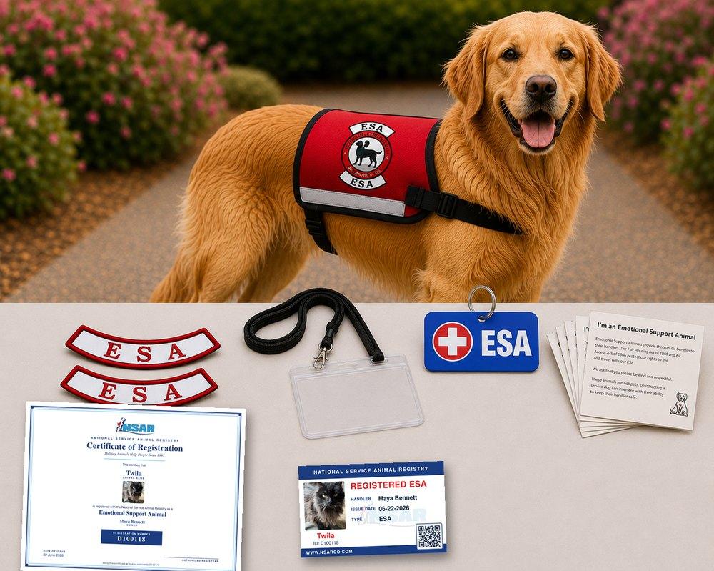 ESA Registration - Deluxe Kit