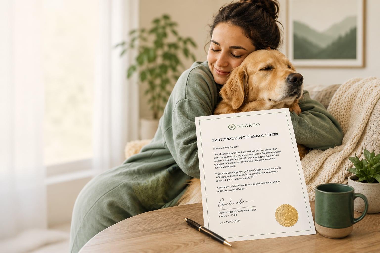 Emotional Support Animal Letter