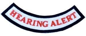 Hearing Alert Rocker Patch