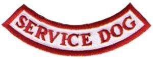 Service Dog Rocker Patch